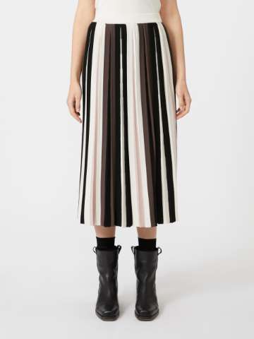 《送料無料 MAX MARA Cotton poplin pleated skirt GILDA S MAX MARA 