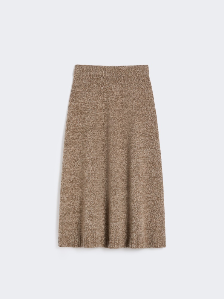 Jupe en fil de laine - NOISETTE - Max Mara