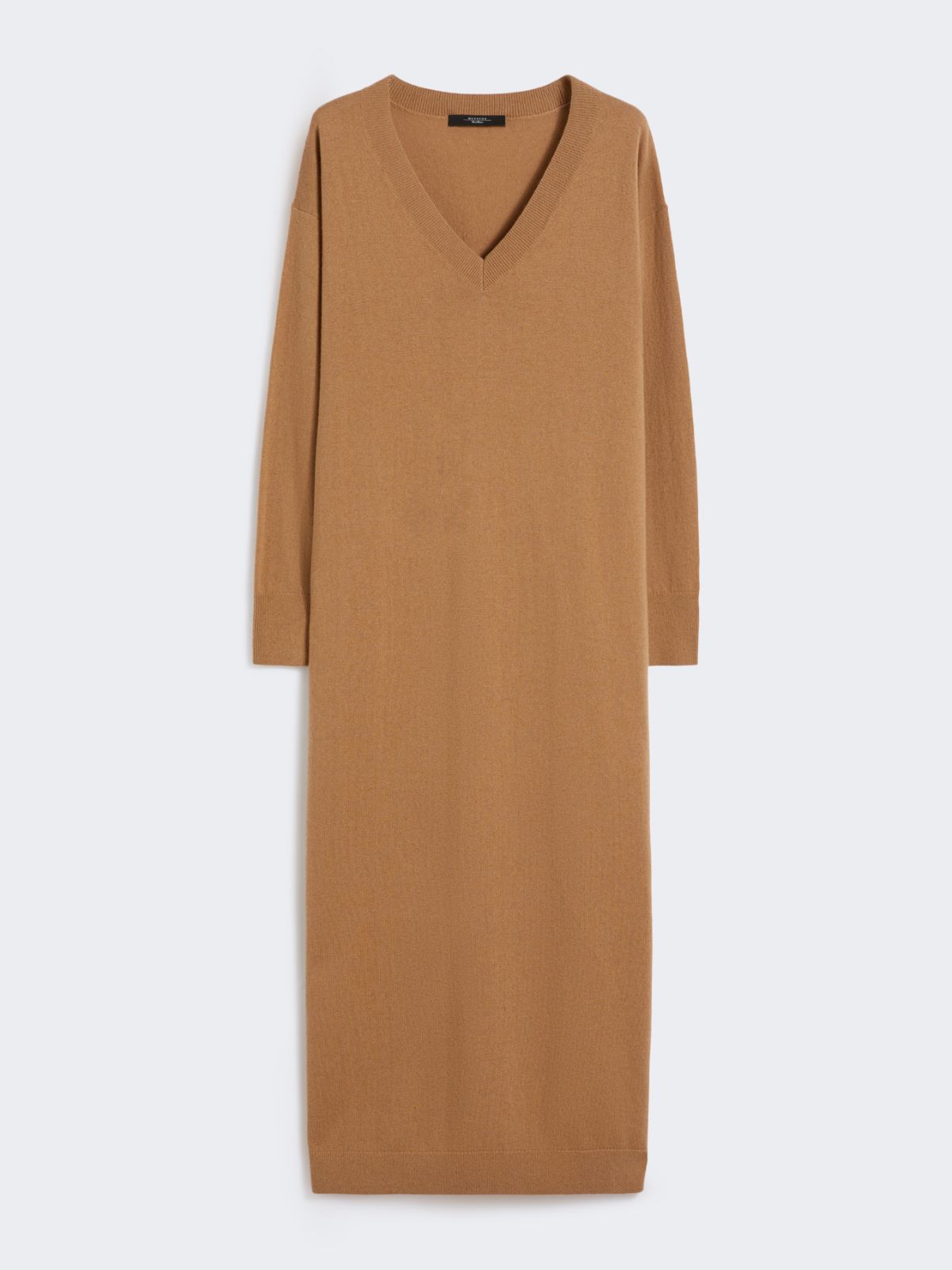 Wool and cashmere knit dress - CAMEL - Max Mara - 8