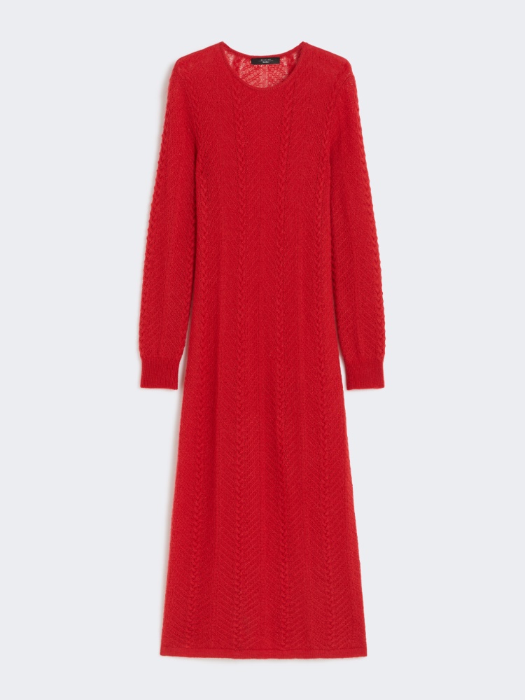 Kleid aus Mohair-Mischgewebe - ROT - Max Mara