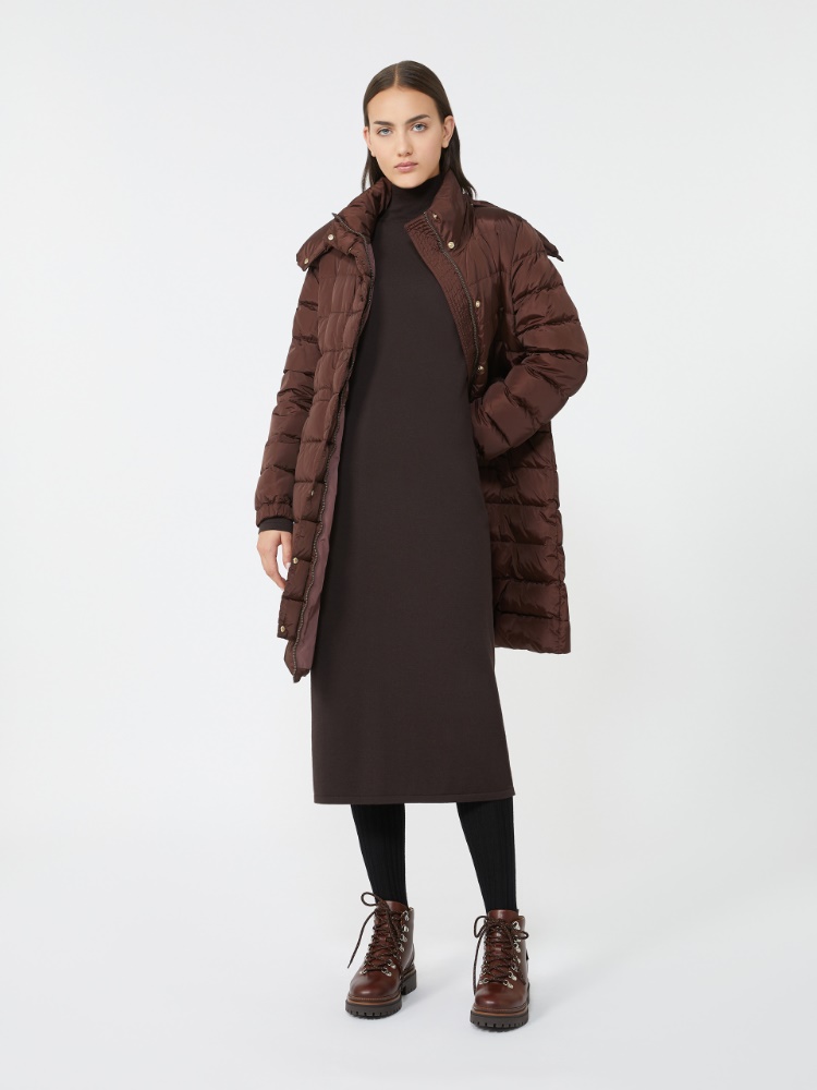 Wool knit dress - CHOCOLATE - Max Mara