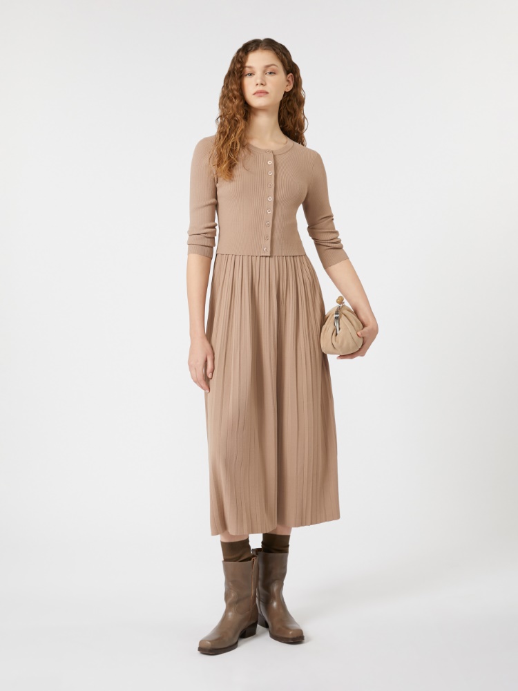 Kardigan z wiskozowej przędzy - MARRON GLACE' - Max Mara - 2