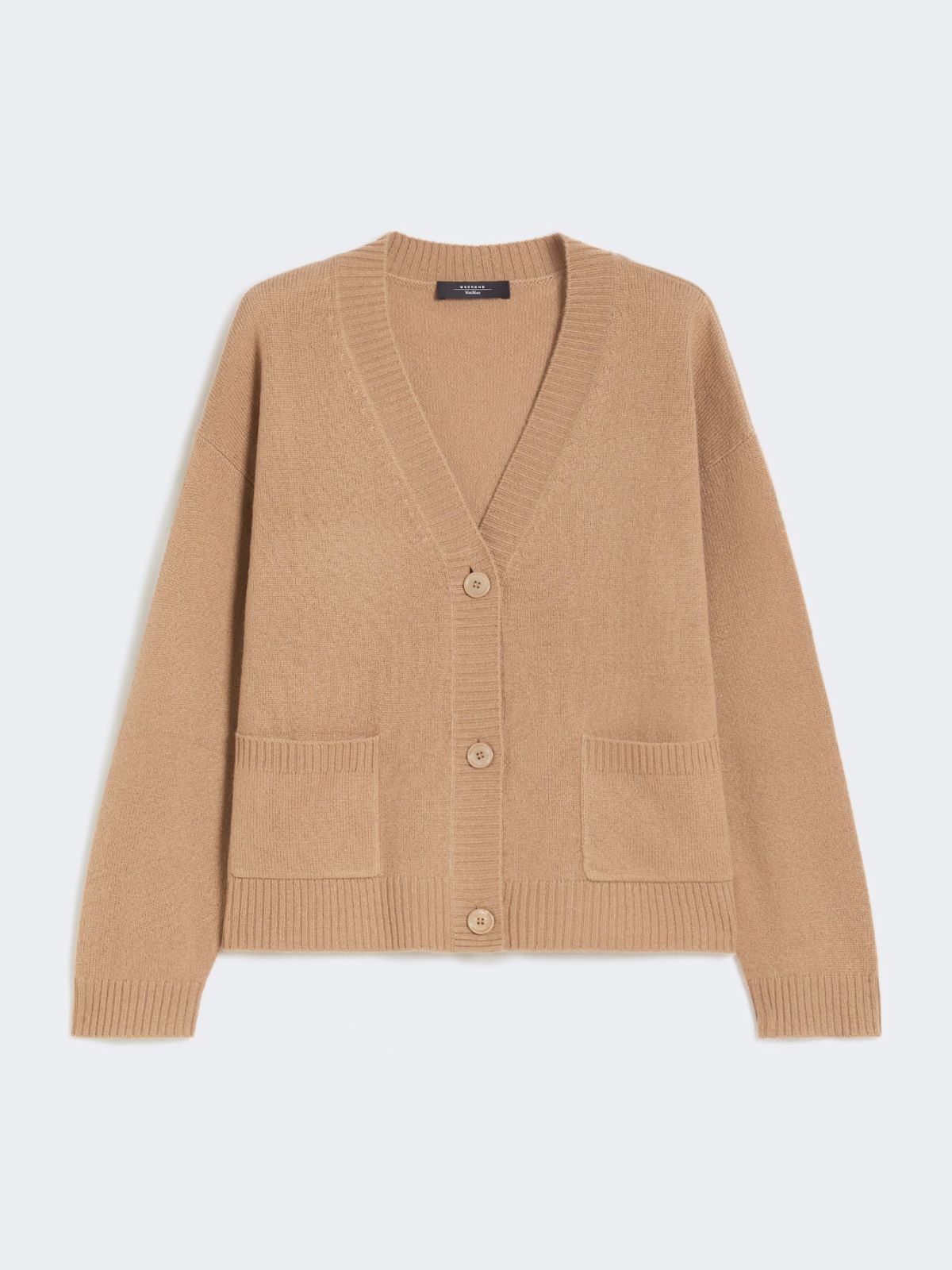 Cashmere knit cardigan - CAMEL - Max Mara - 9