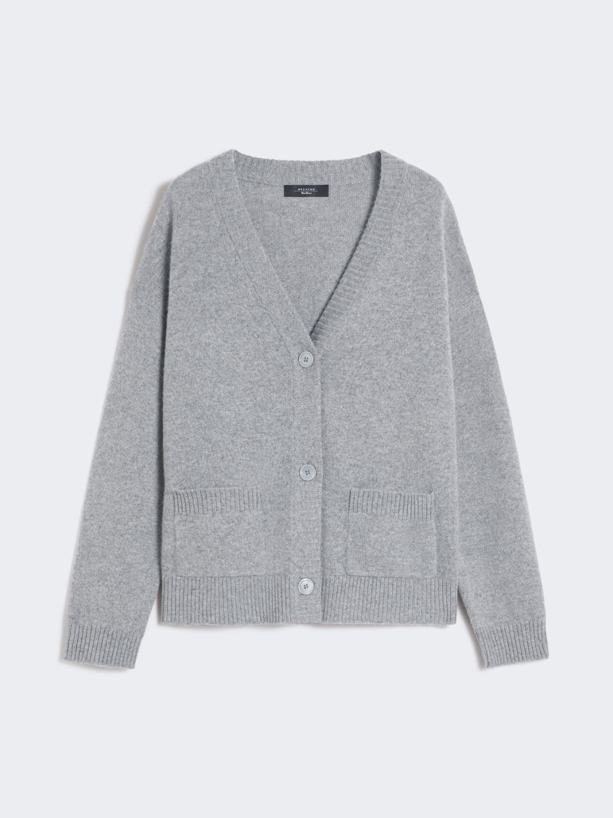 Cashmere knit cardigan - MEDIUM GREY - Max Mara - 9