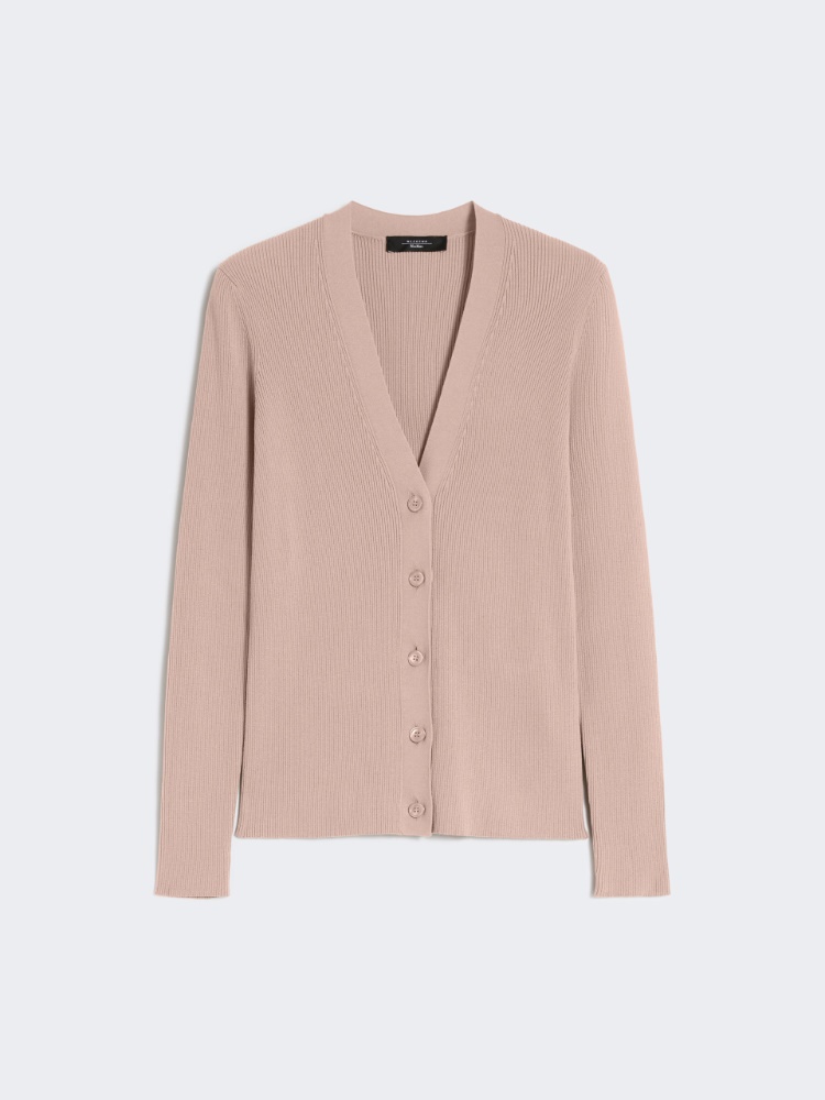가브리엘 비스코스 가디건 - MARRON GLACE' - Max Mara