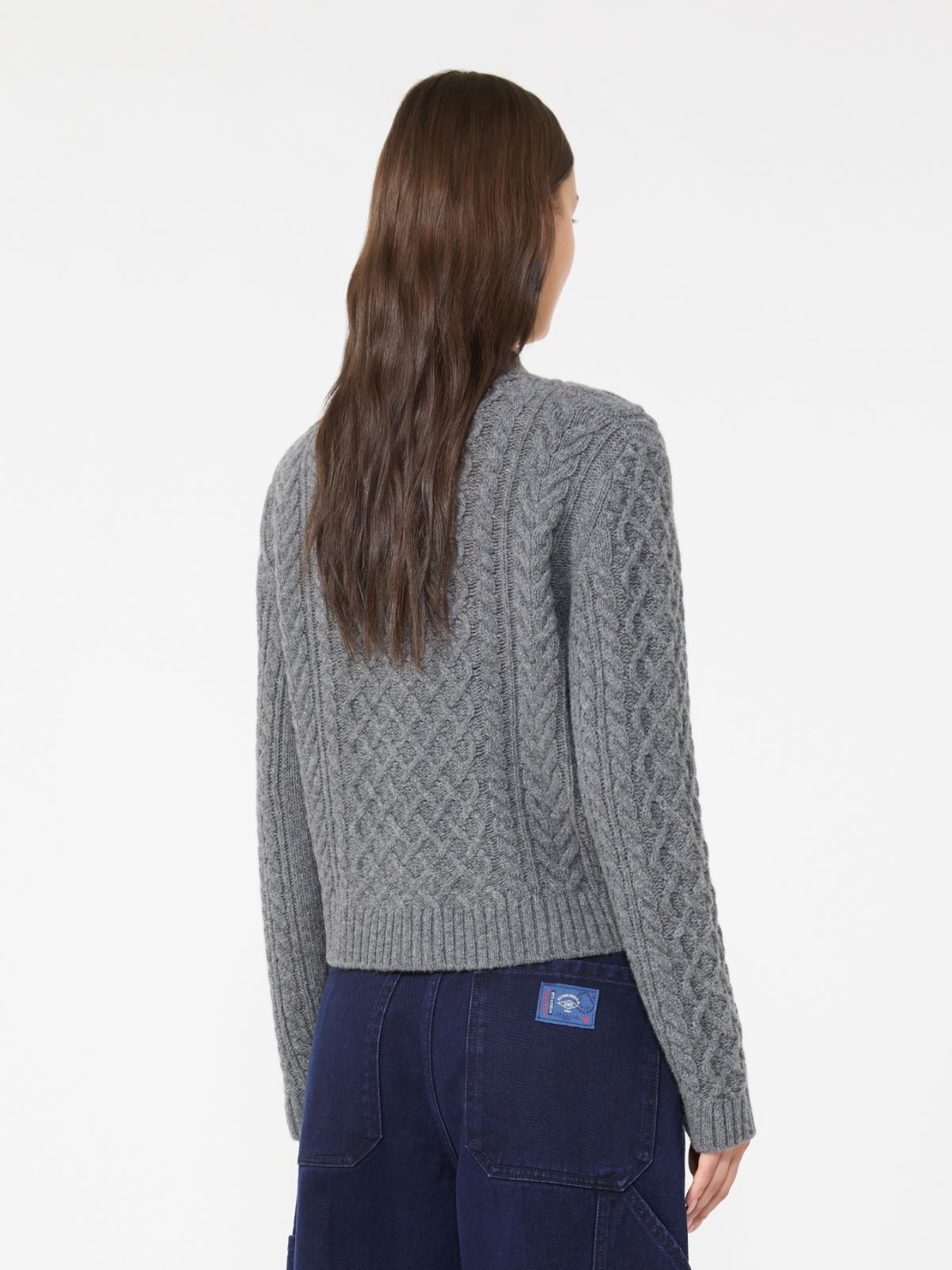 아비토 버진울 가디건 - DARK GREY - Max Mara - 5