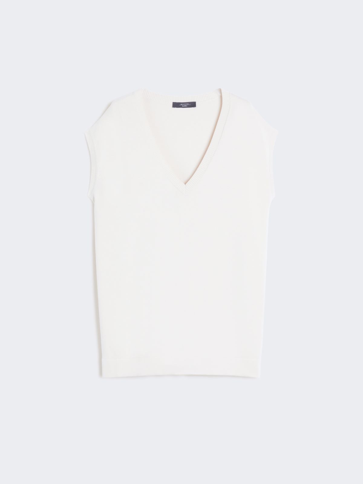 Weste aus Viskosegarn - CREME - Max Mara - 9