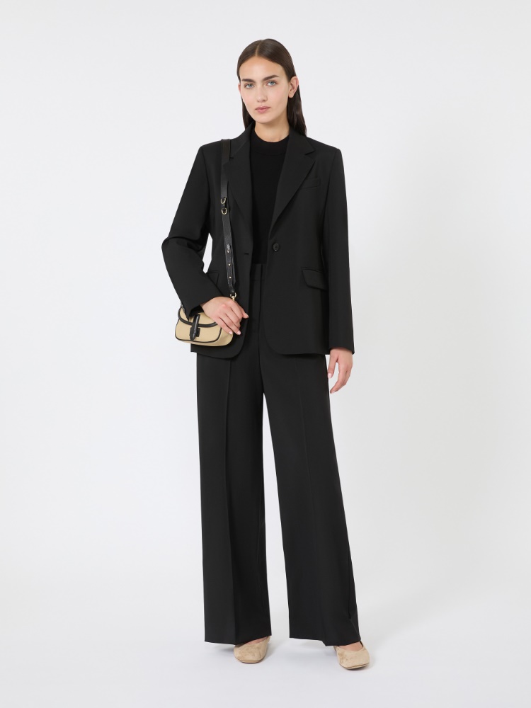 Top aus einem elastischen Viskosegarn - SCHWARZ - Max Mara - 2