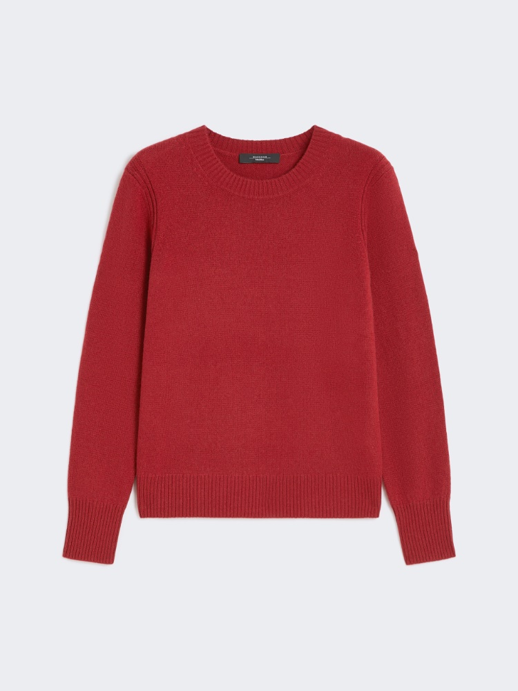 Cashmere yarn jumper - BERRY RED - Max Mara