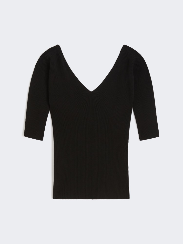 Viscose yarn sweater - BLACK - Max Mara