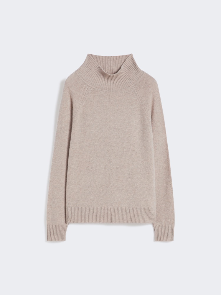 Pull à col roulé en fil de cachemire - BEIGE - Max Mara