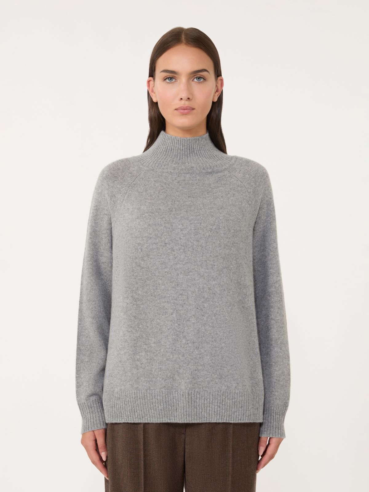 Cashmere yarn turtleneck - MEDIUM GREY - Max Mara - 2