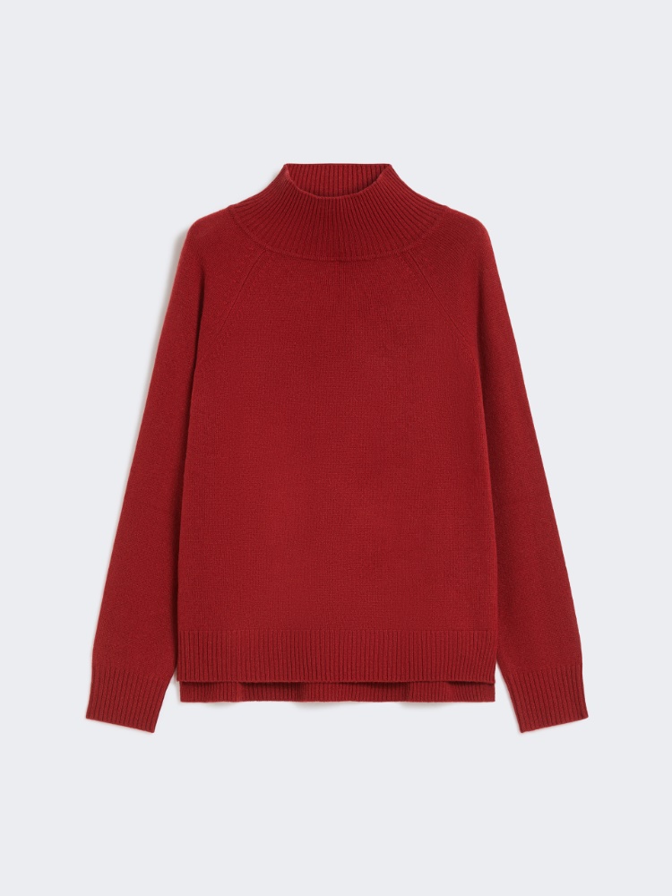 Cashmere yarn turtleneck - BERRY RED - Max Mara