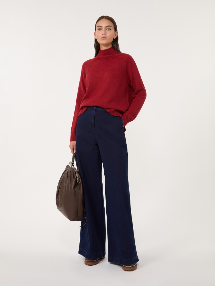 Dolcevita in filato di cachemire - ROSSO BACCA - Max Mara