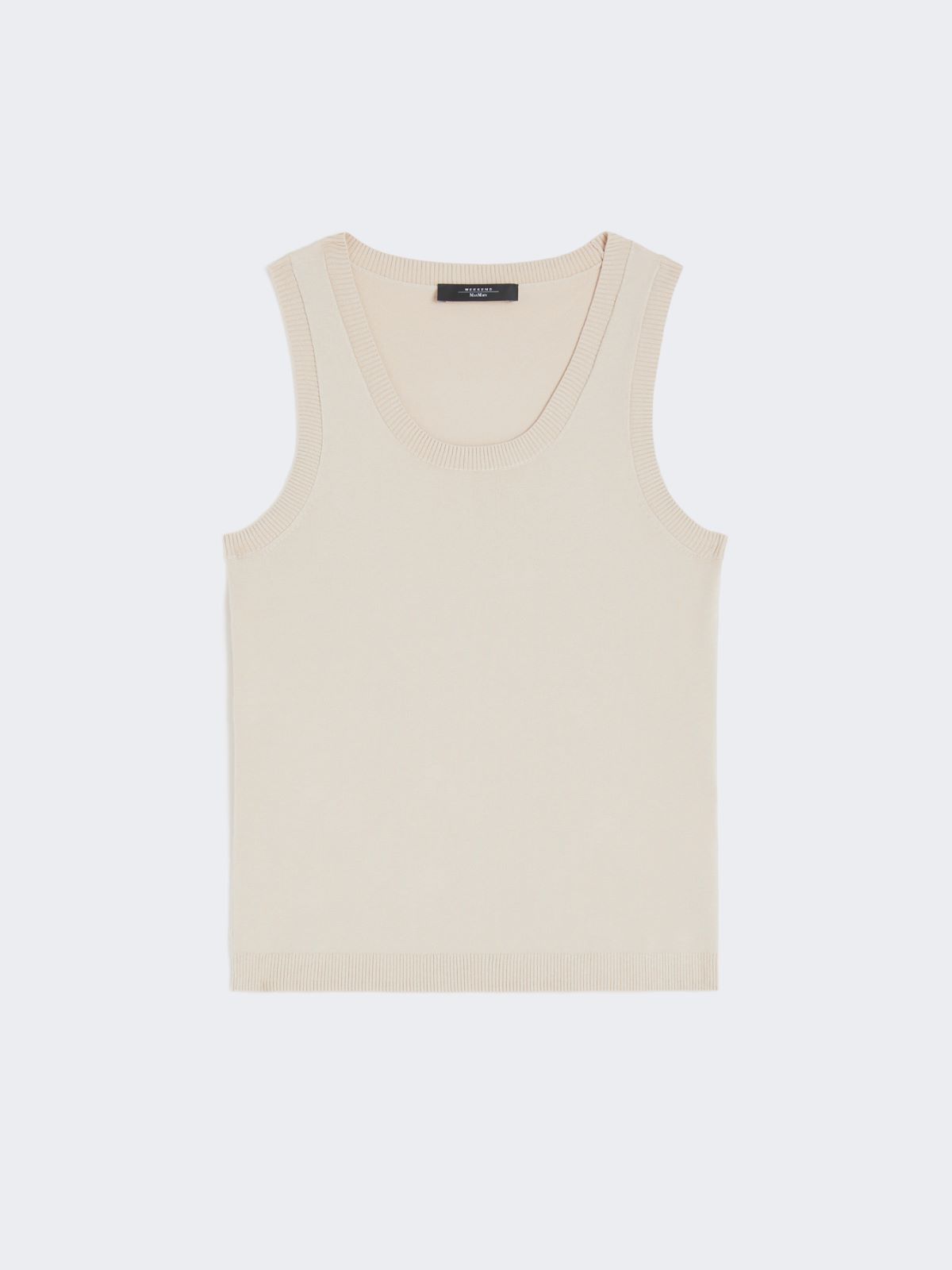 Stretch viscose top - BEIGE - Max Mara - 10