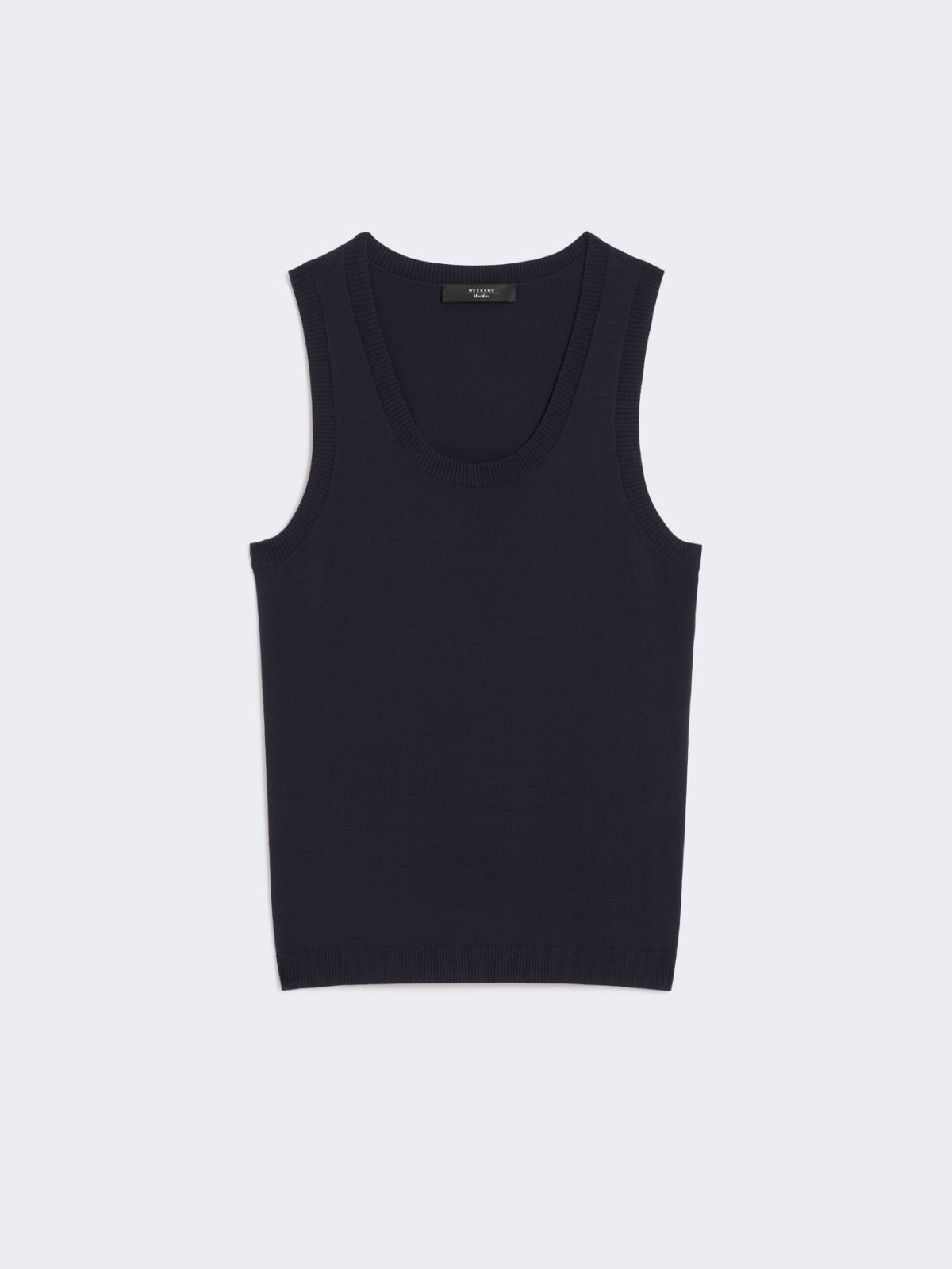 Stretch viscose top - NAVY - Max Mara - 9