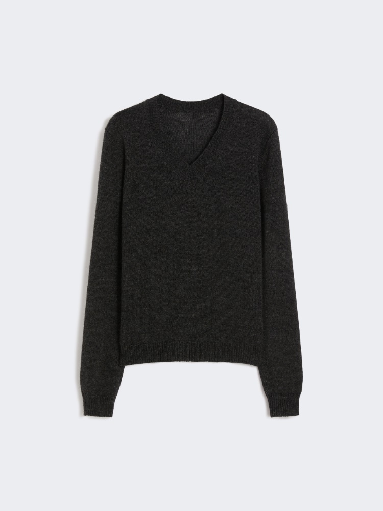 Mohair knit jumper - DARK GREY - Max Mara