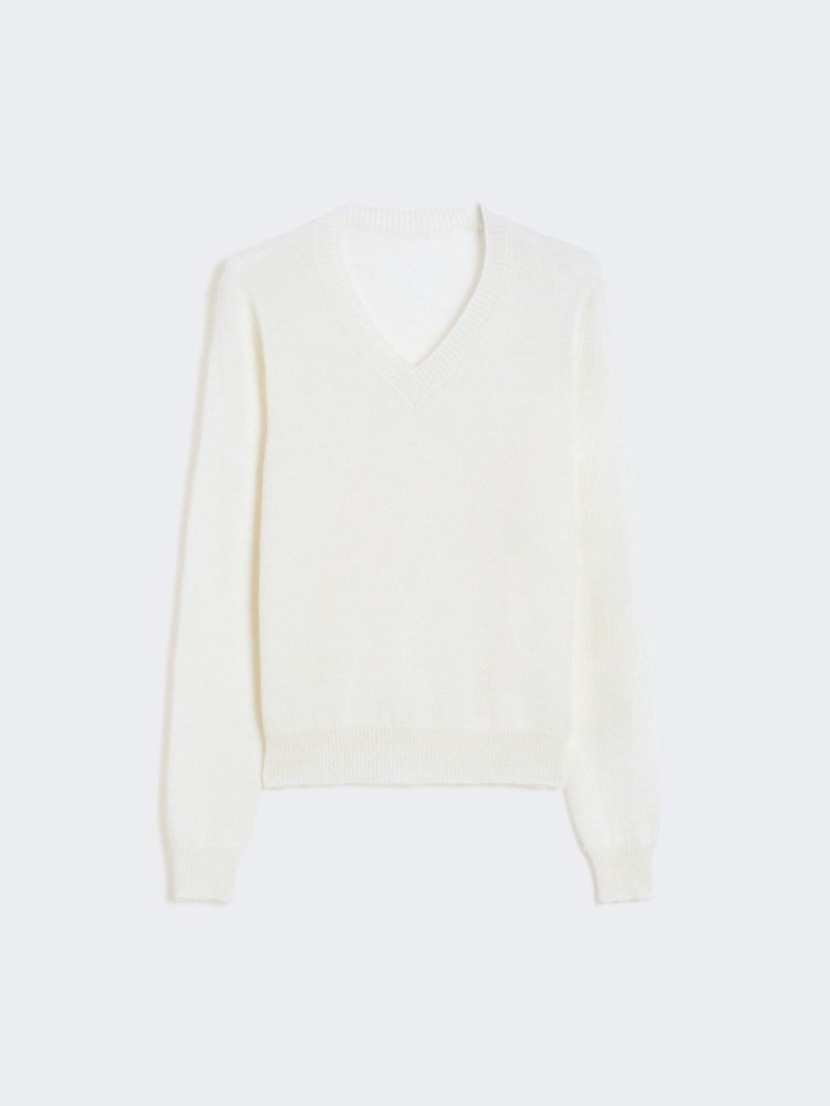 Mohair knit jumper - WHITE - Max Mara