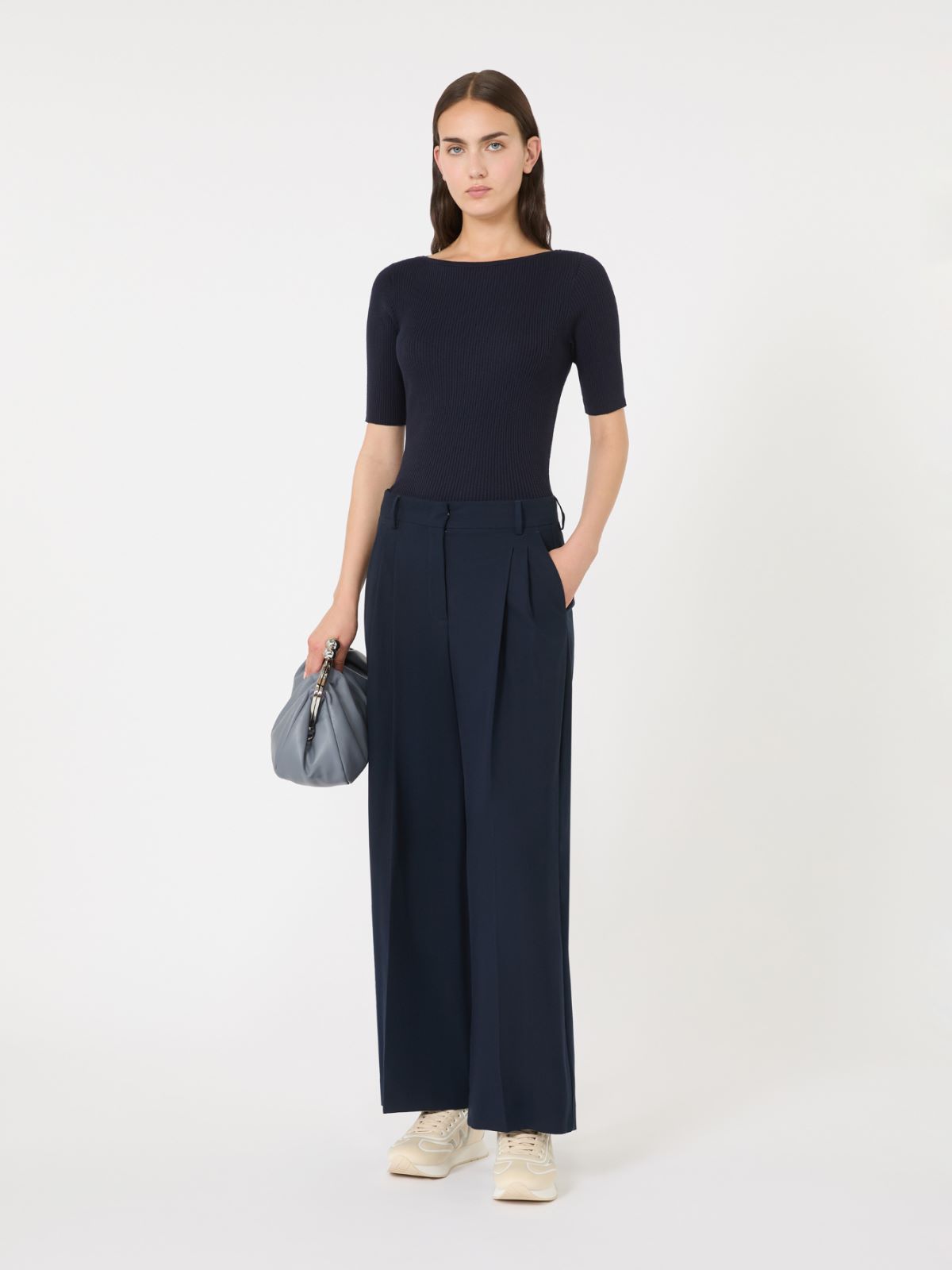 スカート Max Mara Vernice Viscose Vernice jersey maxi skirt in black - Max Mara | Mytheresa