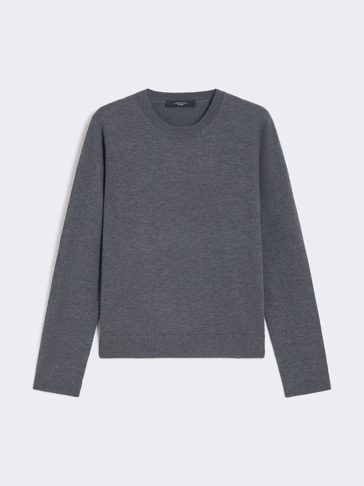 Silk and wool yarn jumper - DARK GREY - Max Mara - 9