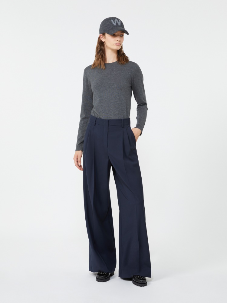 [シチリア] シルク ウール ニット - DARK GREY - Max Mara