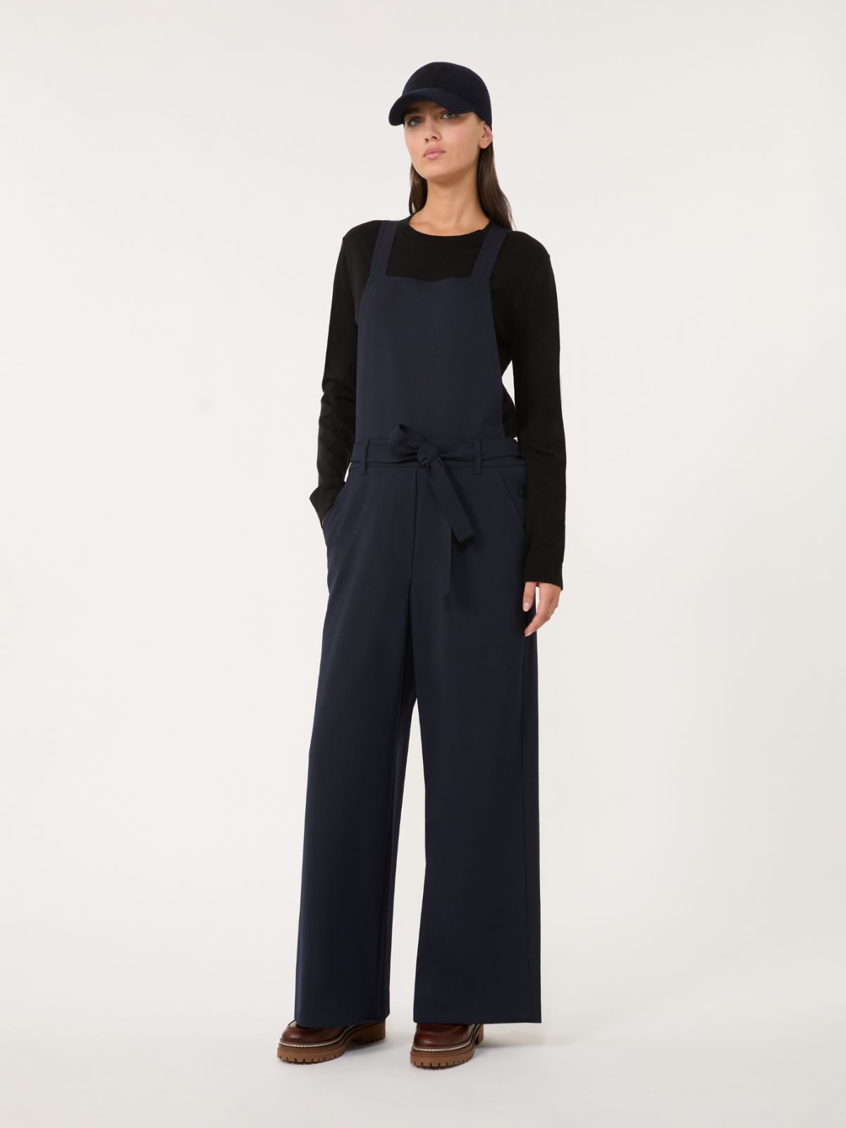 Pull en fil de soie et laine - NOIR - Max Mara