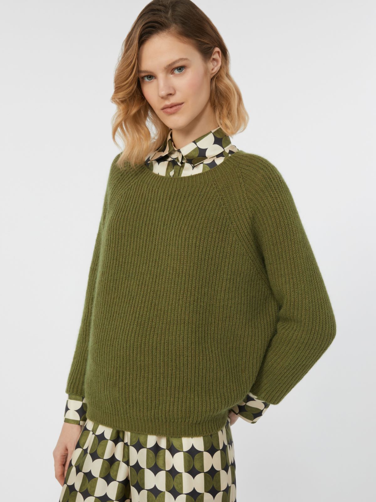 Pullover aus Mohair - OLIVENGRUEN - Max Mara - 4