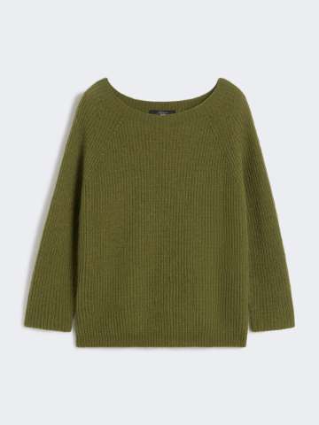 'S MaxMara エコファーコート オリーブグリーン Weekend Max Mara Green Woman | Max Mara