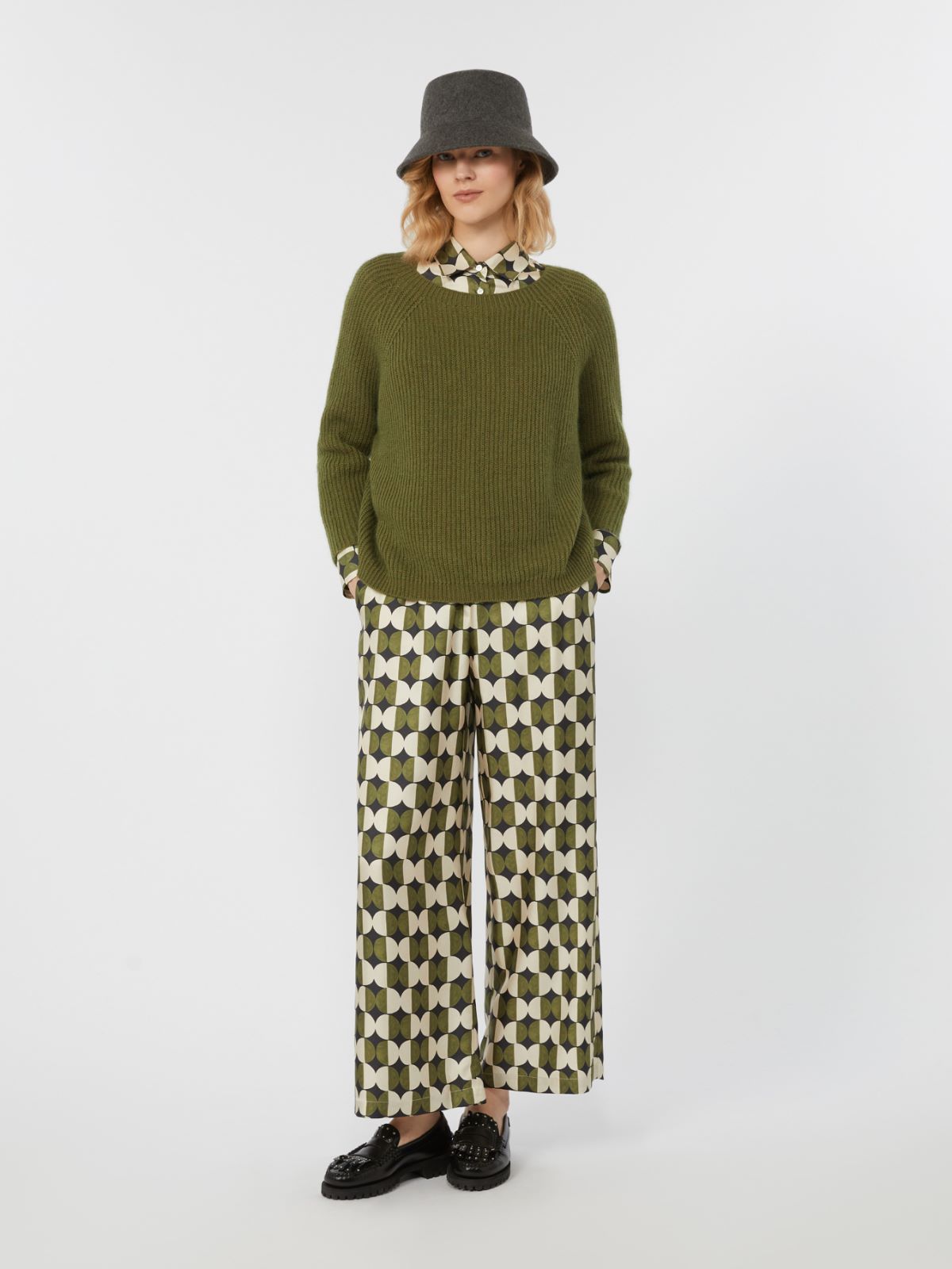 Pullover aus Mohair - OLIVENGRUEN - Max Mara