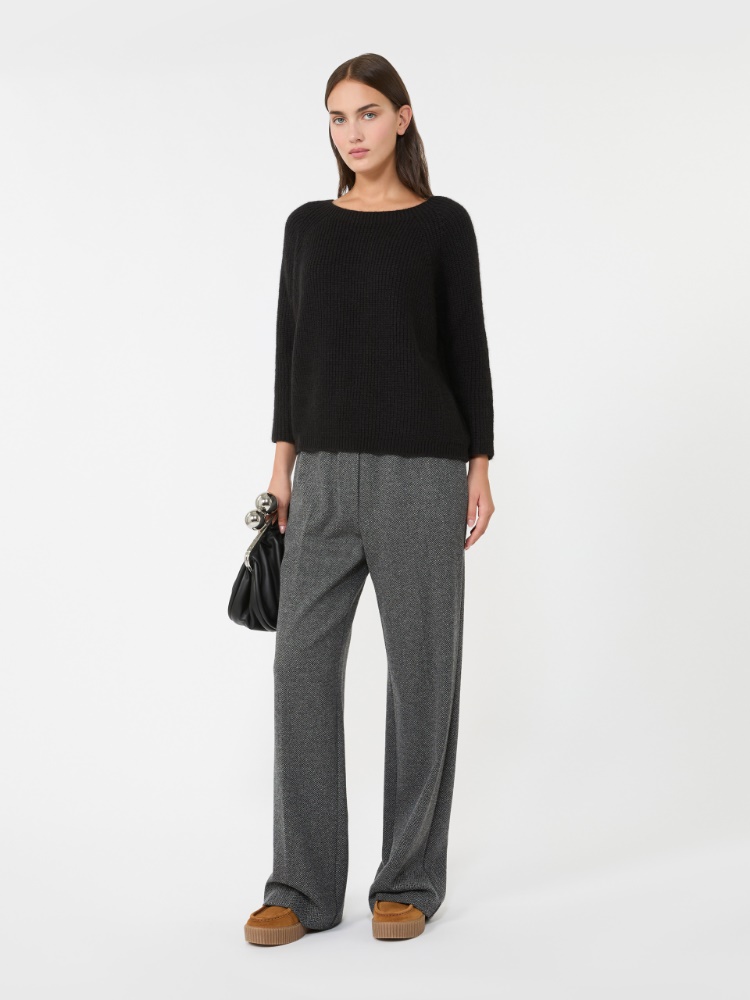 Mohair yarn jumper - BLACK - Max Mara