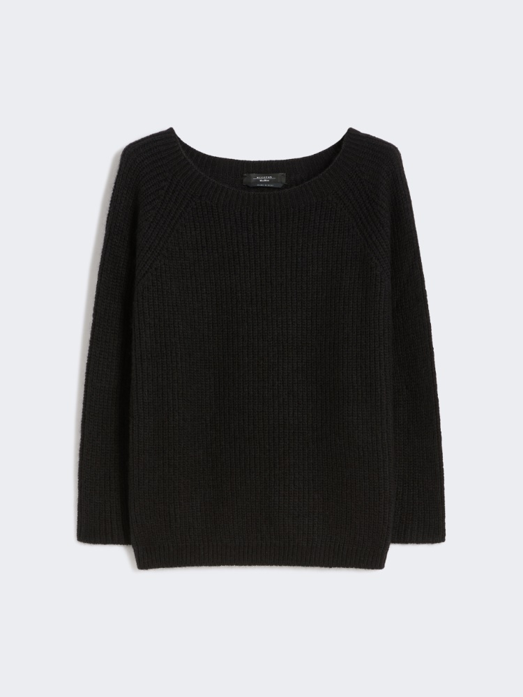 Mohair yarn jumper - BLACK - Max Mara