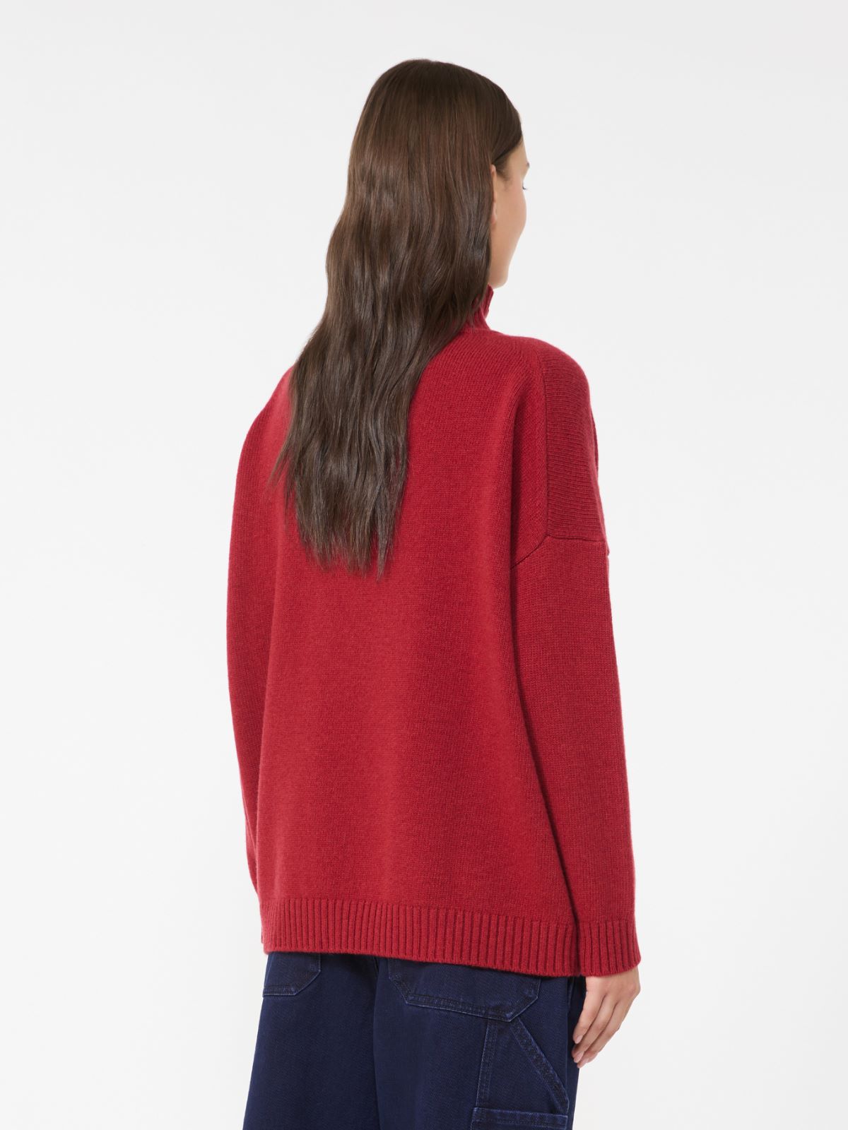 보르지아 버진울 스웨터 - BERRY RED - Max Mara - 5