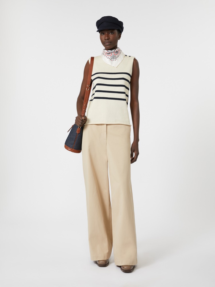 Weste aus Baumwollgarn - CREME - Max Mara