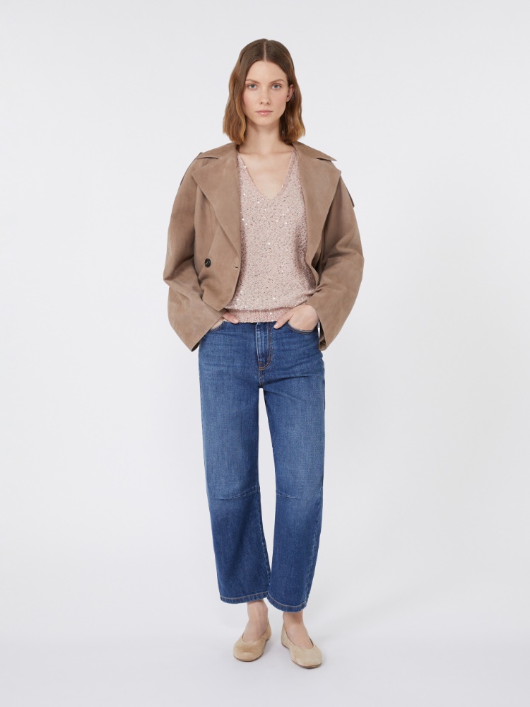 Sequinned knitted top - POWDER - Max Mara
