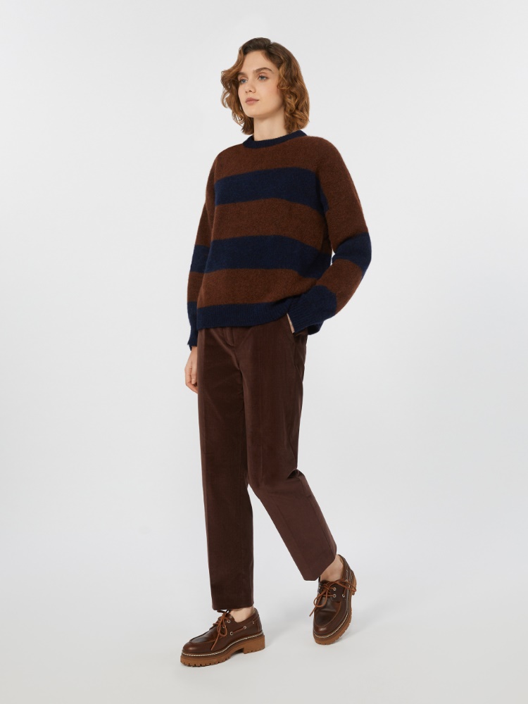 Alpaca and wool jumper - WINE-COLOURED - Max Mara