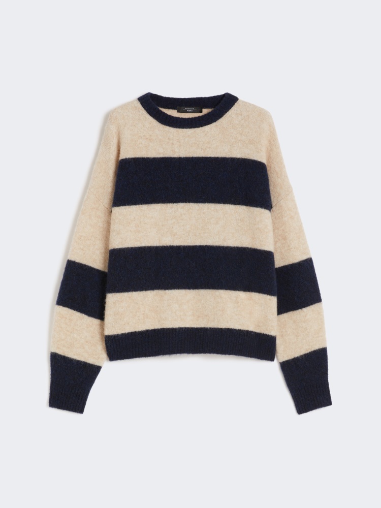 투오노 알파카 스웨터 - NAVY - Max Mara