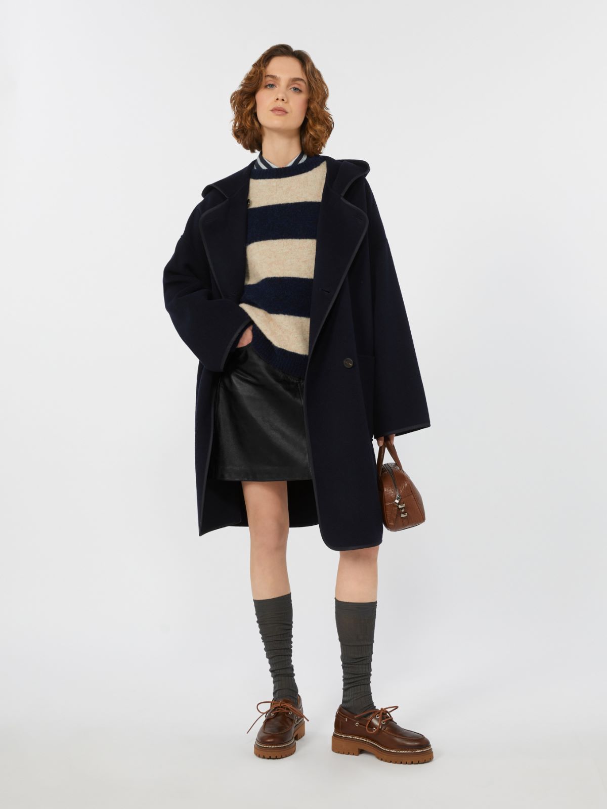 Alpaca and wool jumper - NAVY - Max Mara
