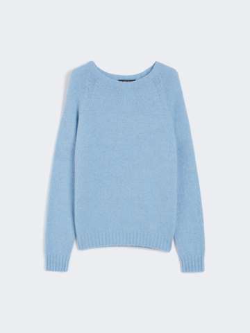 【送料&関税込】Weekend Max Mara Light Blue Wool Nervoso Bla Light blue coat | Max Mara