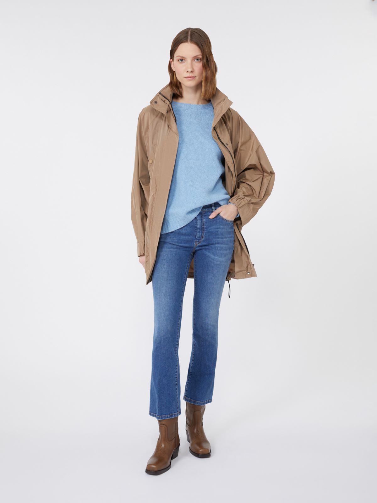 Alpaca and cotton sweater + LIGHT BLUE - Max Mara