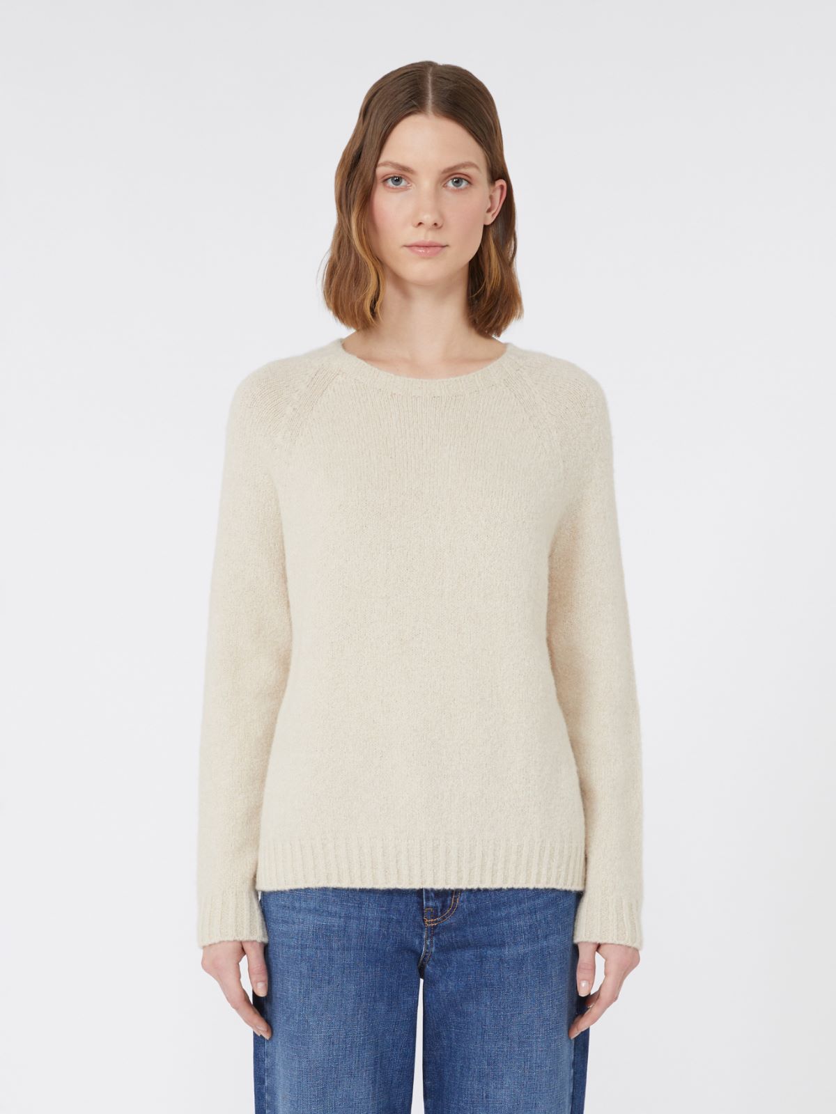 Alpaca and cotton sweater - IVORY - Max Mara - 2