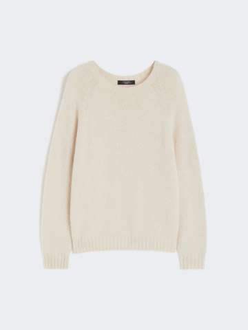 Tシャツ・カットソー Max Mara Basic wool sweater White White sweater female | Max Mara