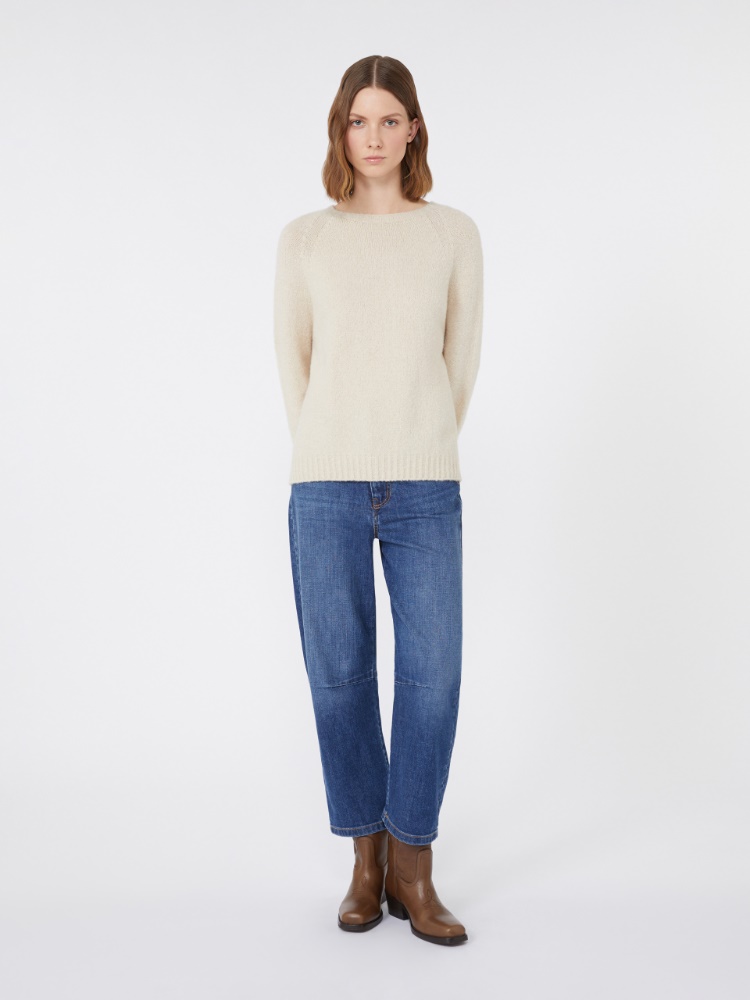 Jersey de alpaca y algodón - MARFIL - Max Mara - 2