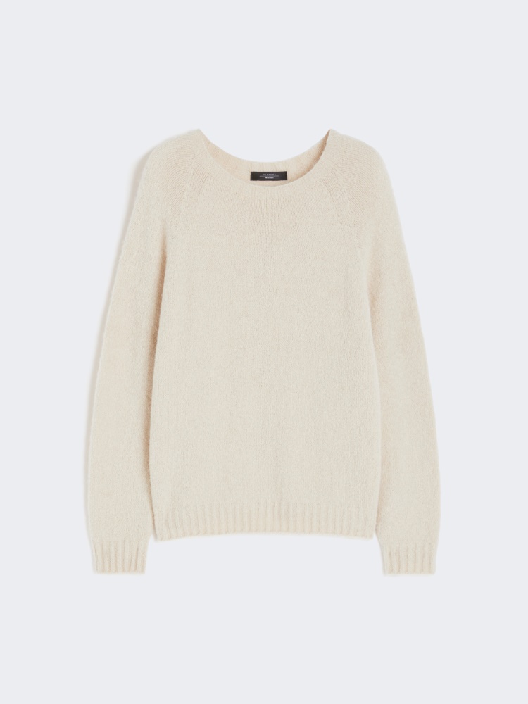 Jersey de alpaca y algodón - MARFIL - Max Mara
