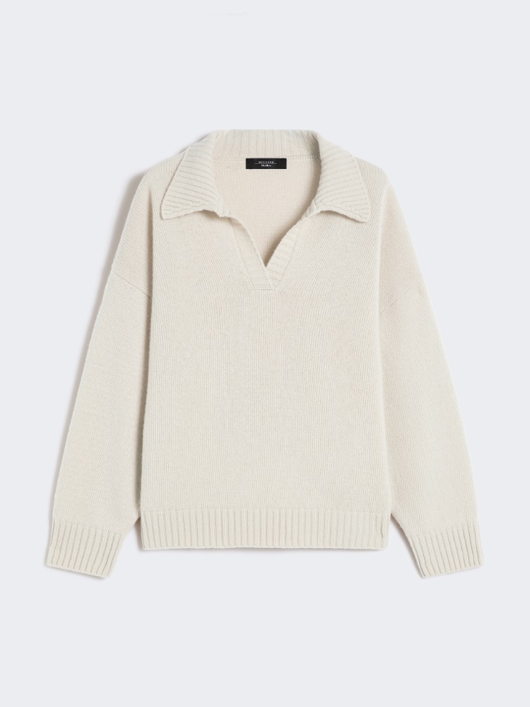 아그레 버진울 스웨터 - BEIGE - Max Mara