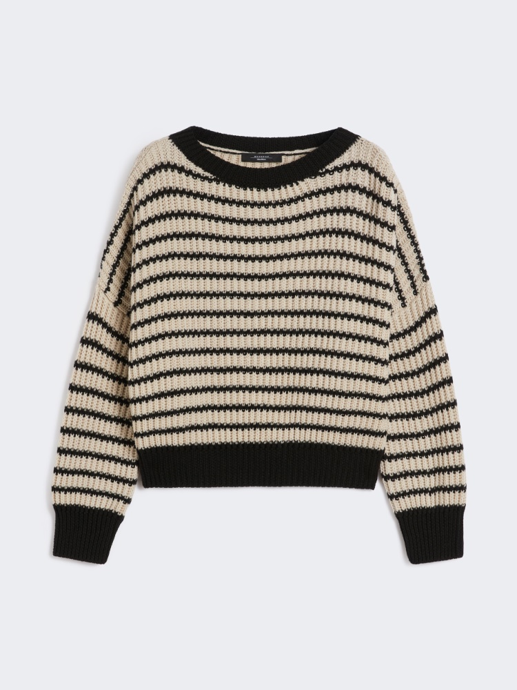 에초르 버진울 스웨터 - BEIGE - Max Mara