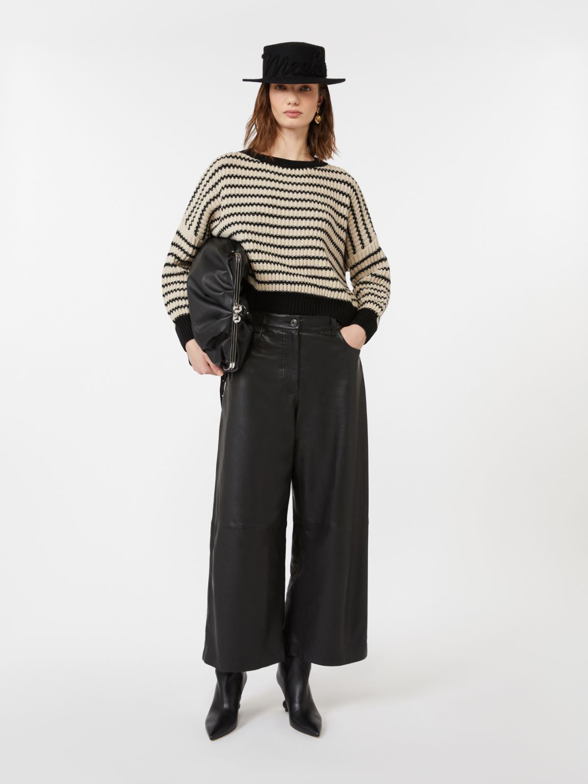 Cropped-Pullover aus Wolle - BEIGE - Max Mara