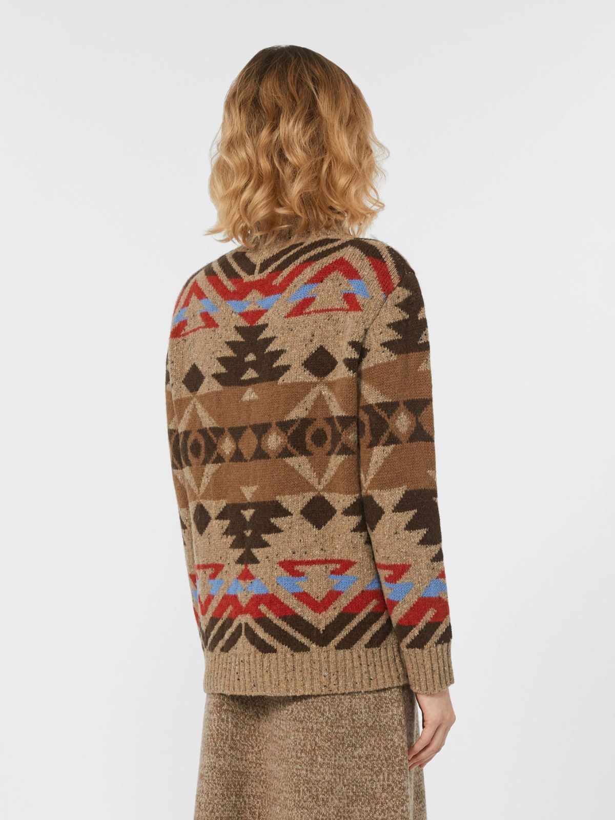 Wool and alpaca knit turtleneck - AVIO - Max Mara - 3
