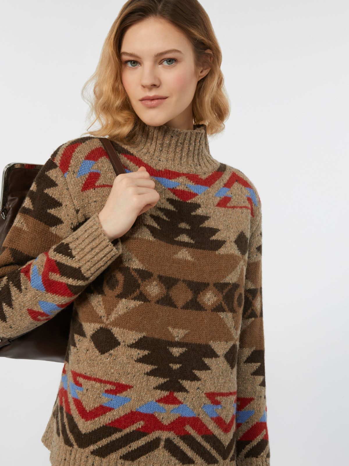 Wool and alpaca knit turtleneck - AVIO - Max Mara - 4