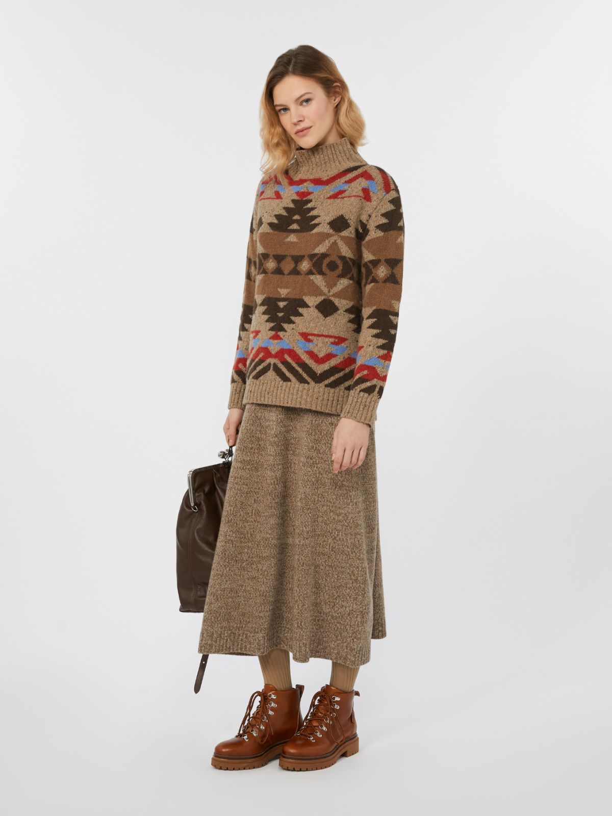 Wool and alpaca knit turtleneck - AVIO - Max Mara
