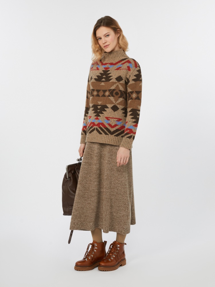 Wool and alpaca knit turtleneck - AVIO - Max Mara